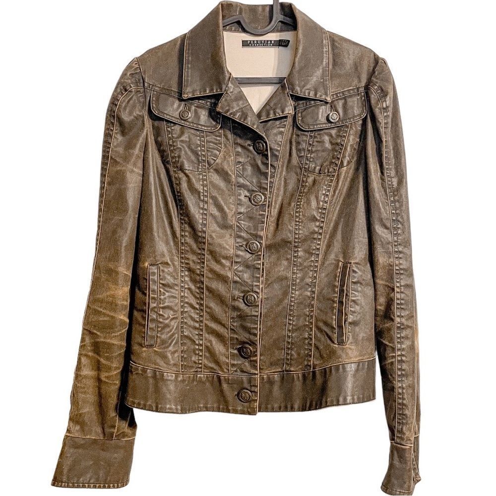 Peruvian Connection Waxed Cotton Jacket 12 - Picture 6 of 13
